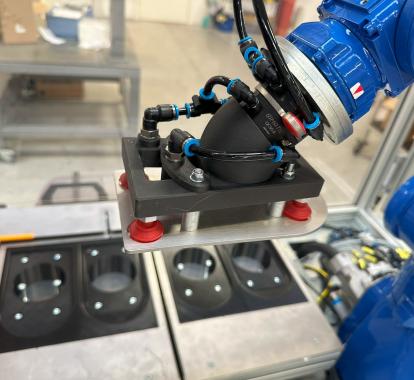 Automationvest 1502 Hotmelt PakkeRobot Griber