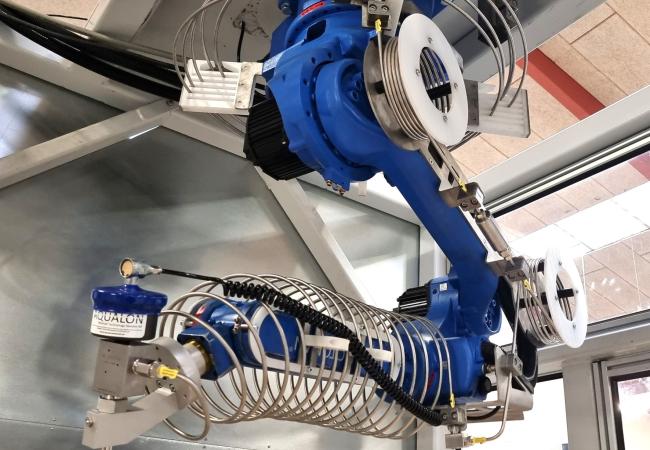vandskaering med robot
